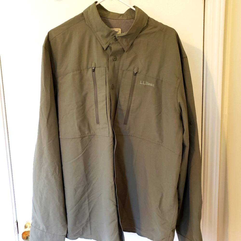 Men's LLBean No Fly Zone long sleeve shirt
